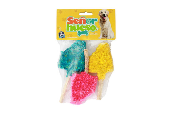 Carnaza Paleta Cuadrada 3 Piezas