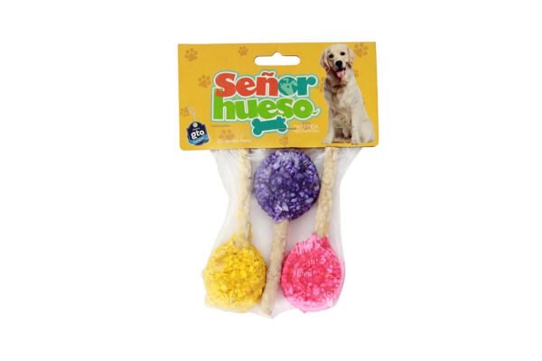 Carnaza Paleta Redonda 3 Piezas